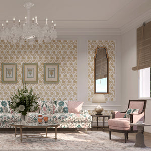Angoori | Gauze | Gold – Foil | Wallpaper