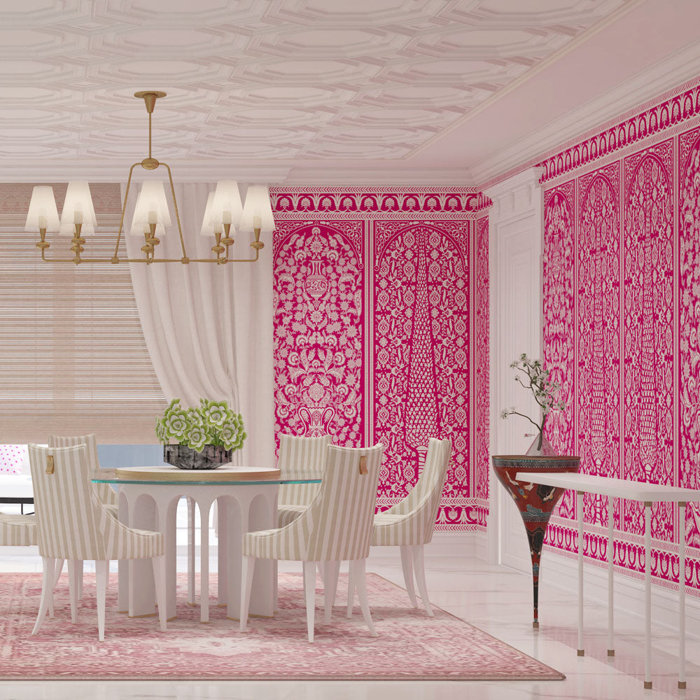 Isfahaan | Gauze | Fuschia