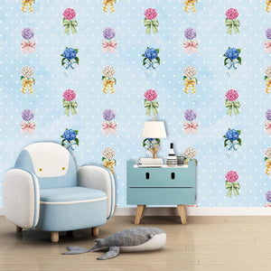 BOW TIE | LAWN | INK | WALLPAPER