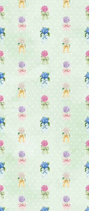 BOW TIE | LAWN | MINT | WALLPAPER