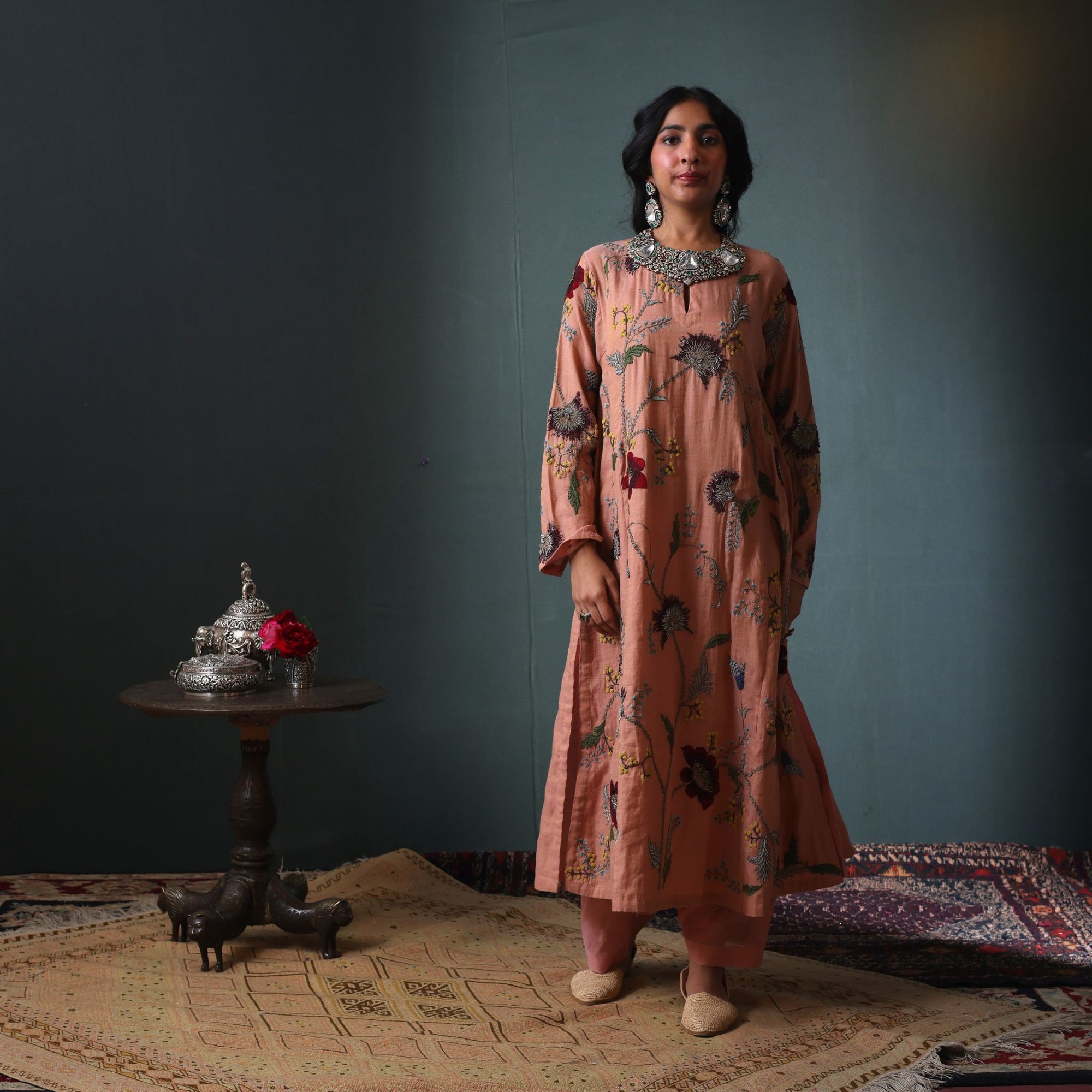 SAMYUKTA Kurta With Pant Set