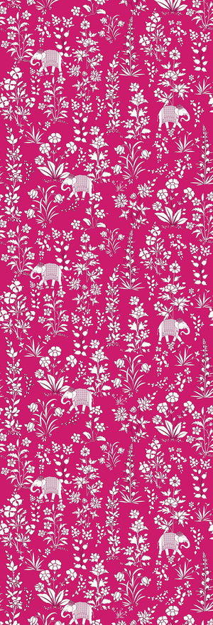 Bahaar | Gauze | Fuschia | Wallpaper