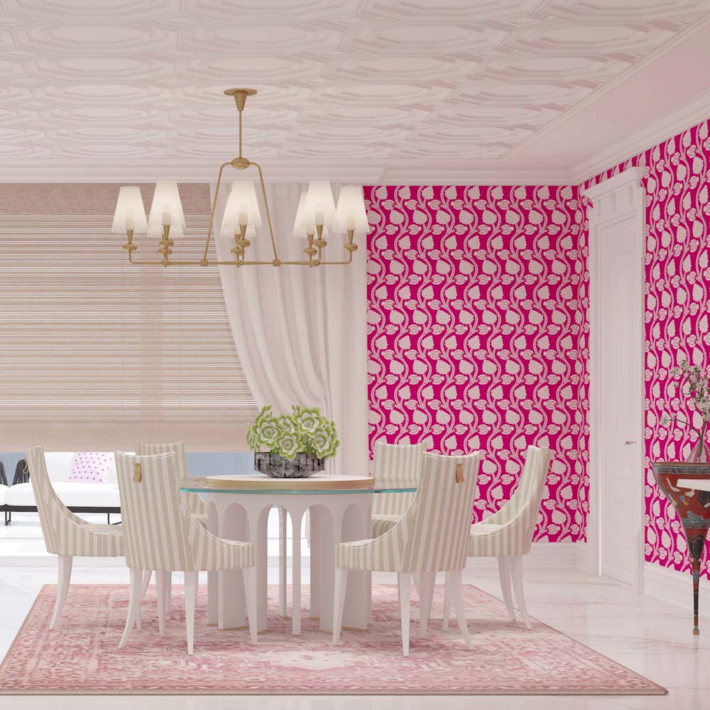 Angoori | Gauze | Fuschia