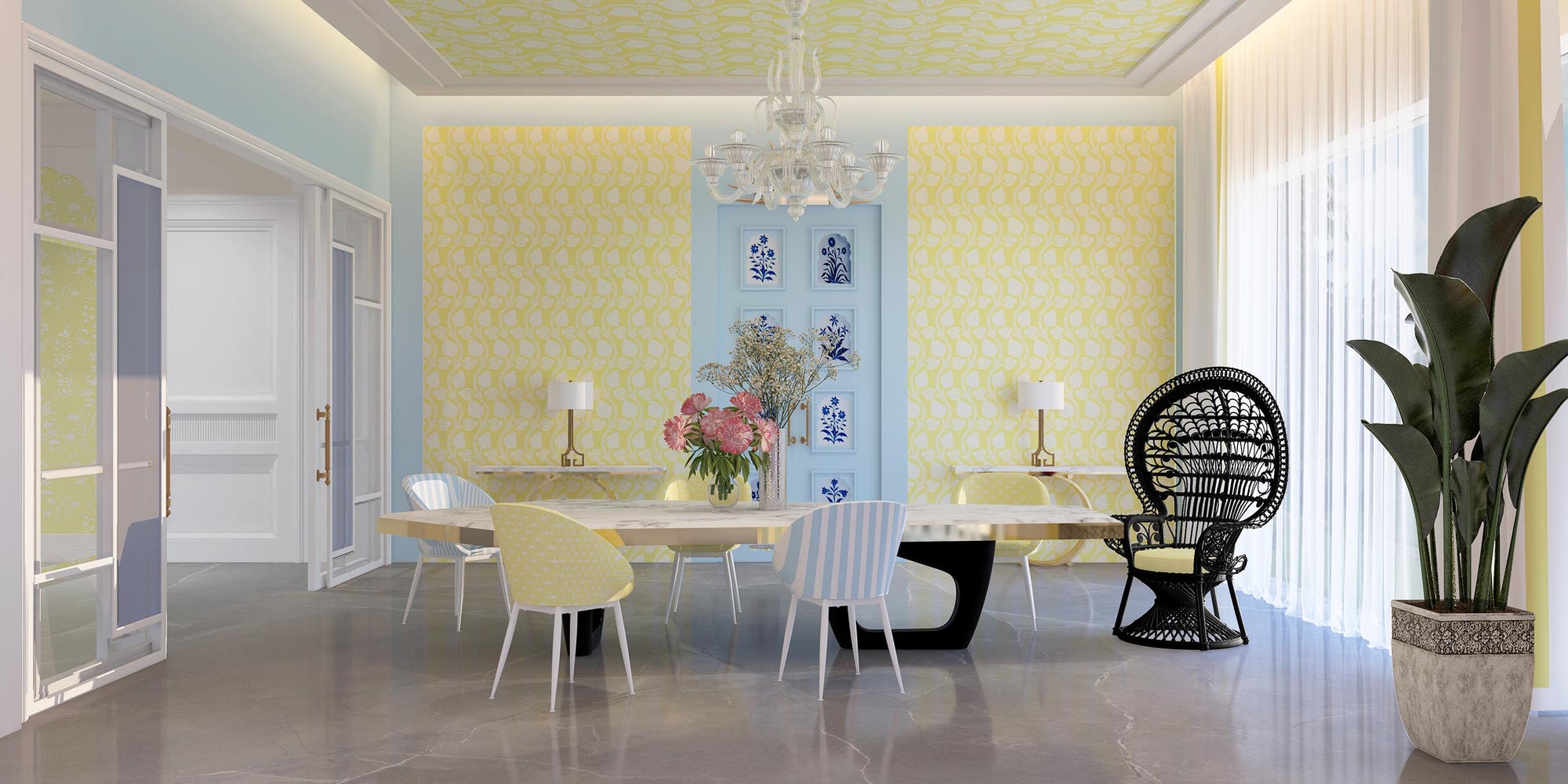 Angoori | Gauze | Lemon