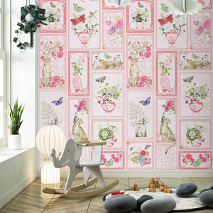 GINGER LILY | LAWN | BLUSH | WALLPAPER