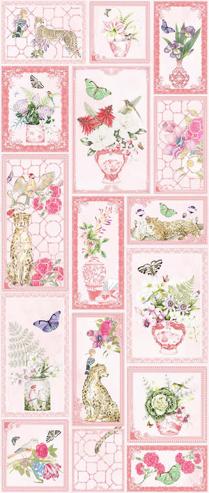 GINGER LILY | LAWN | BLUSH | WALLPAPER