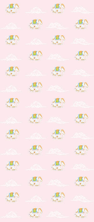 DÉJÀ VU | LAWN | BLUSH | WALLPAPER