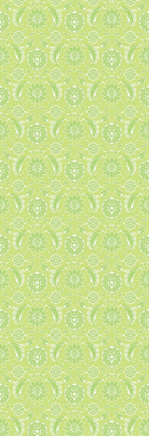 Gulnaaz | Gauze | Lime | Wallpaper