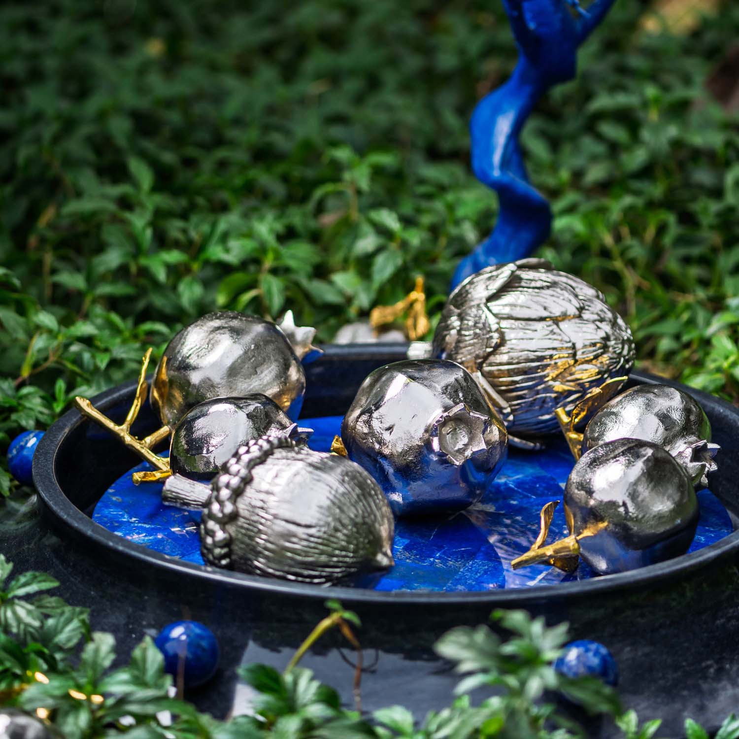 POMEGRANATE SMALL-SILVER