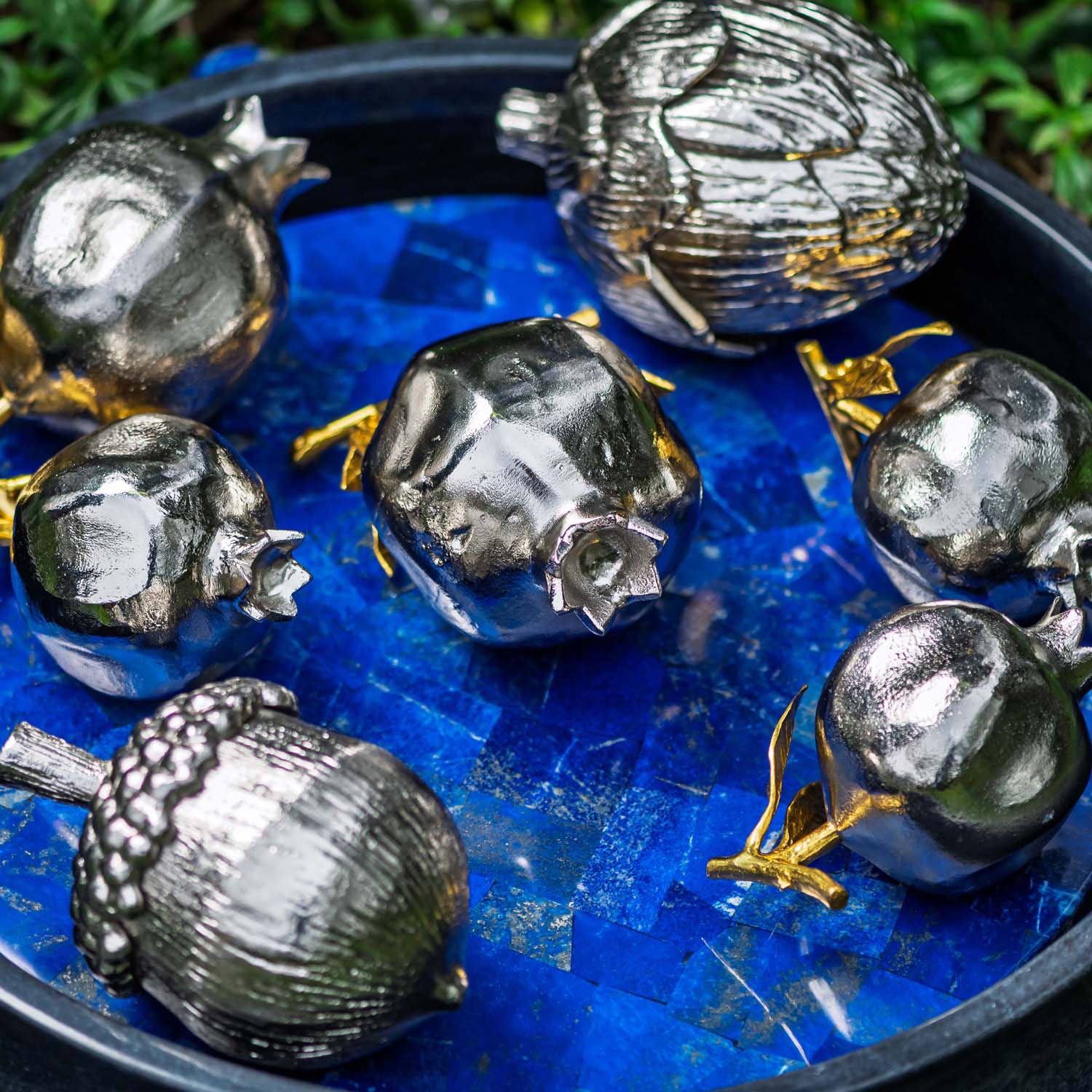 POMEGRANATE SMALL-SILVER