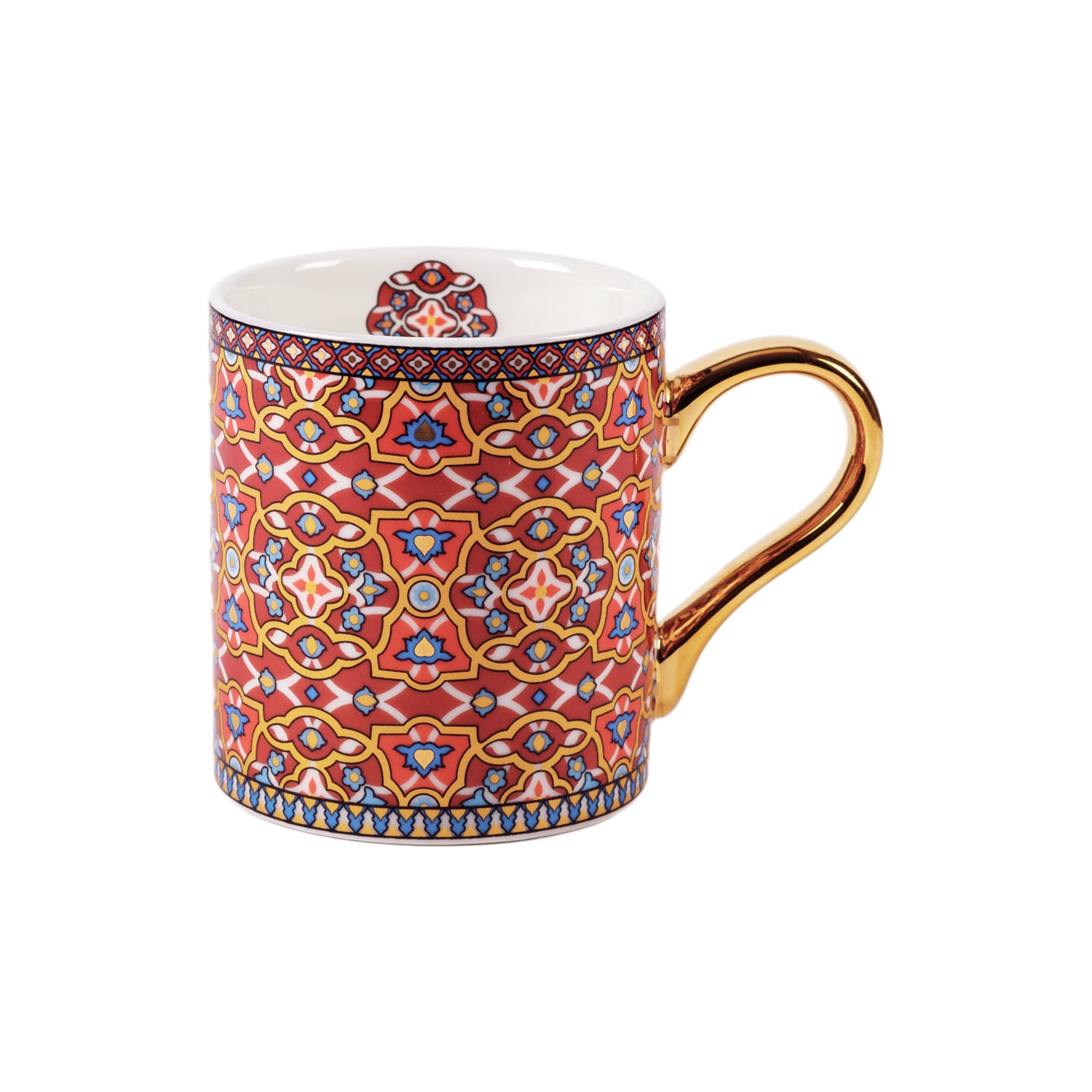 MARRAKESH - MUGS WITH GOLD ACCENT - SET OF 2