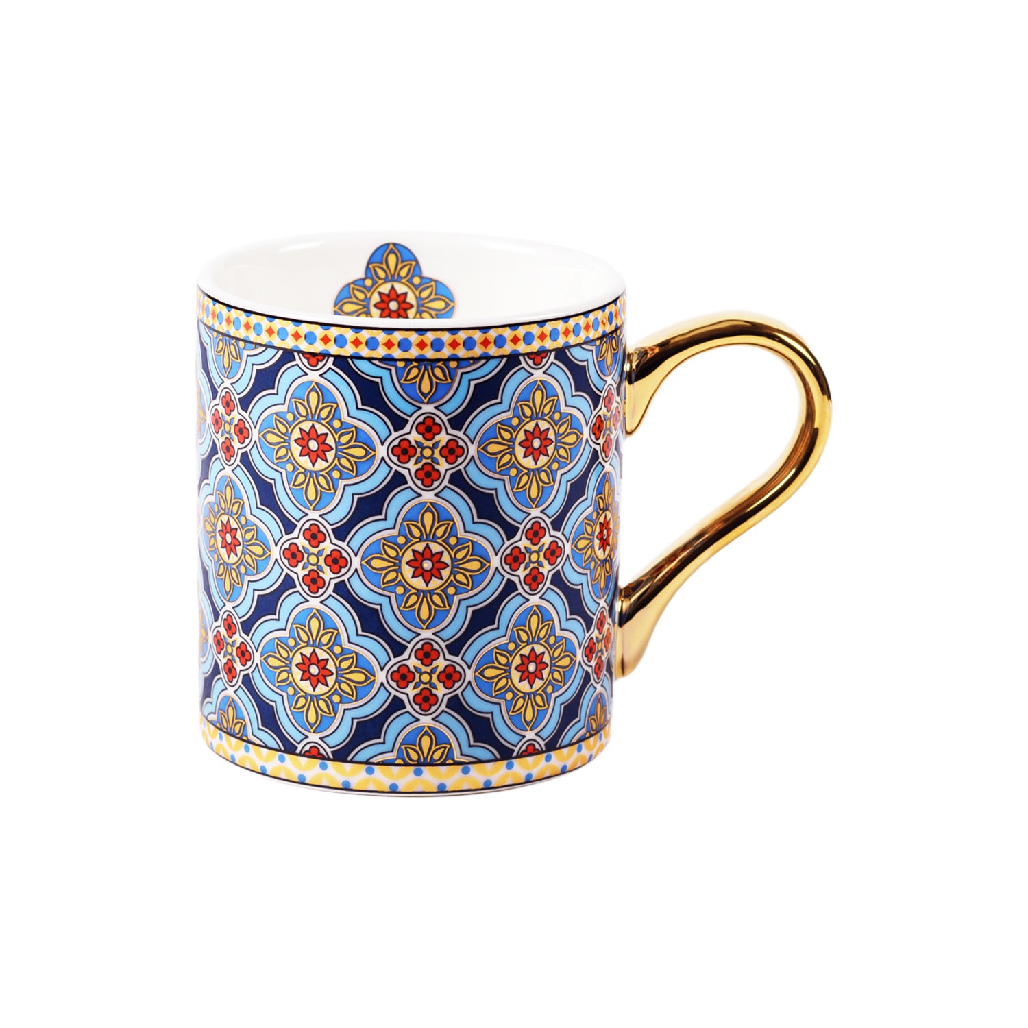 TANGIER - MUGS WITH GOLD ACCENT - SET OF 2