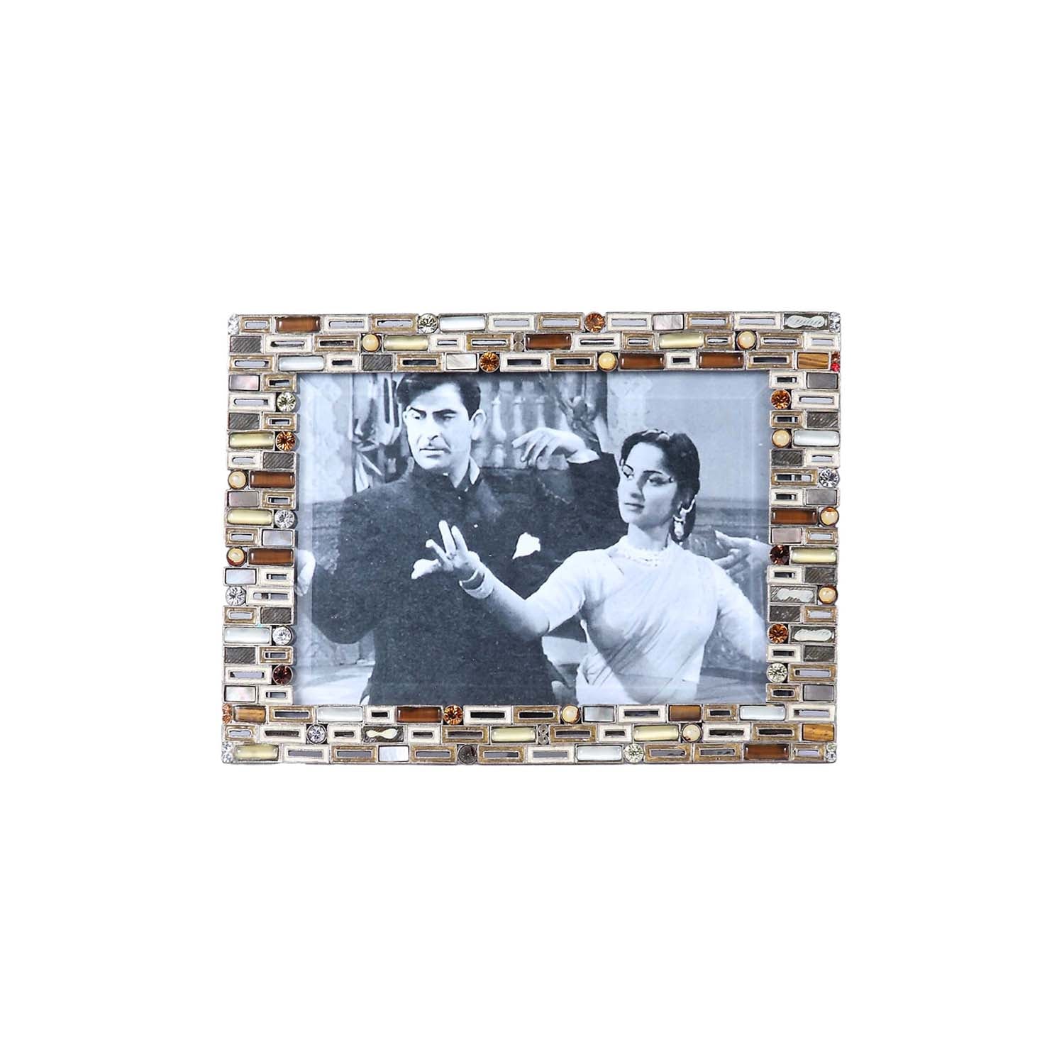 Deco Swarovski Crystals Photo Frame - Medium