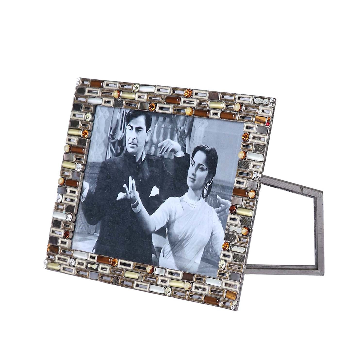 Deco Swarovski Crystals Photo Frame - Large