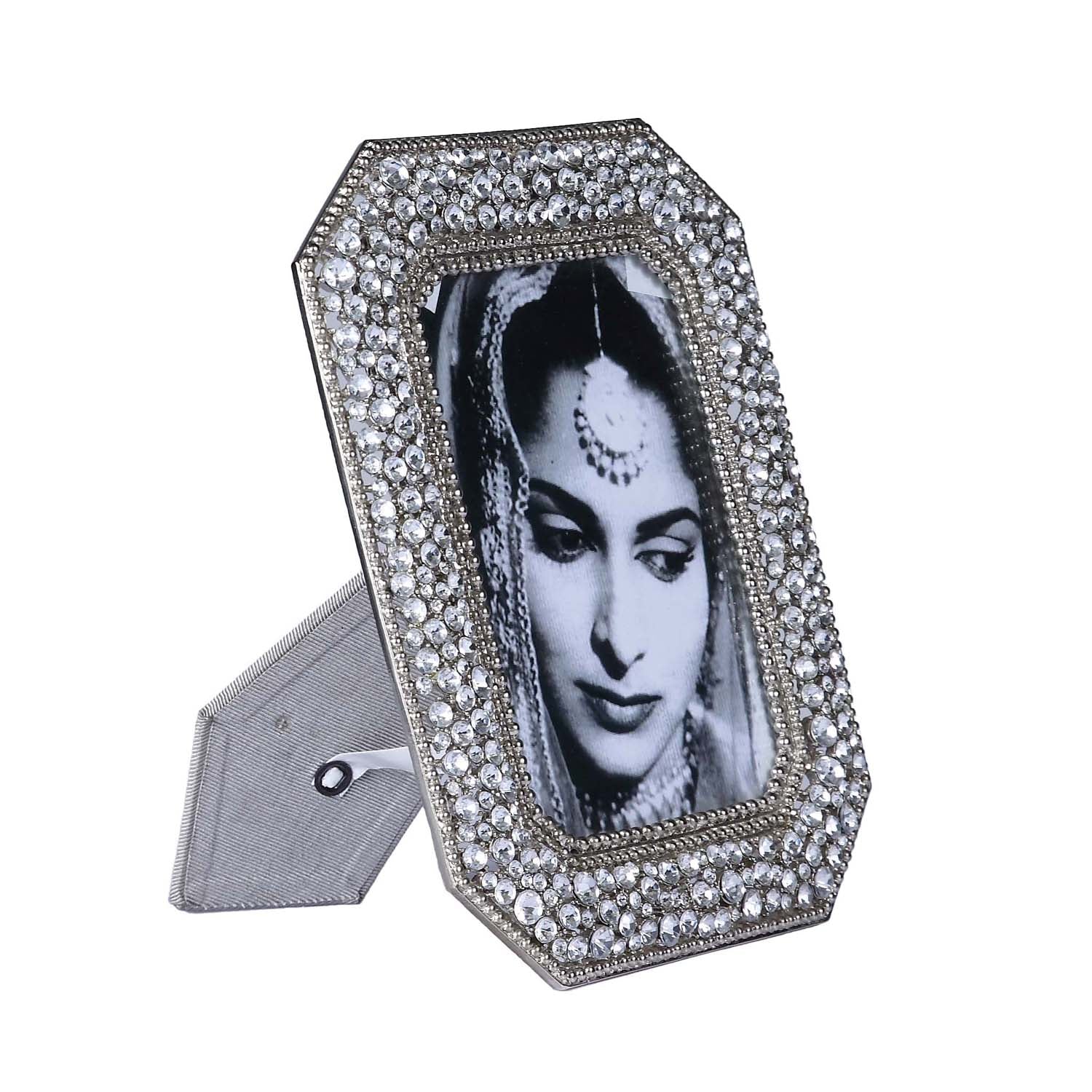 Grace Silver & Swarovski Crystal Photo Frame - Medium