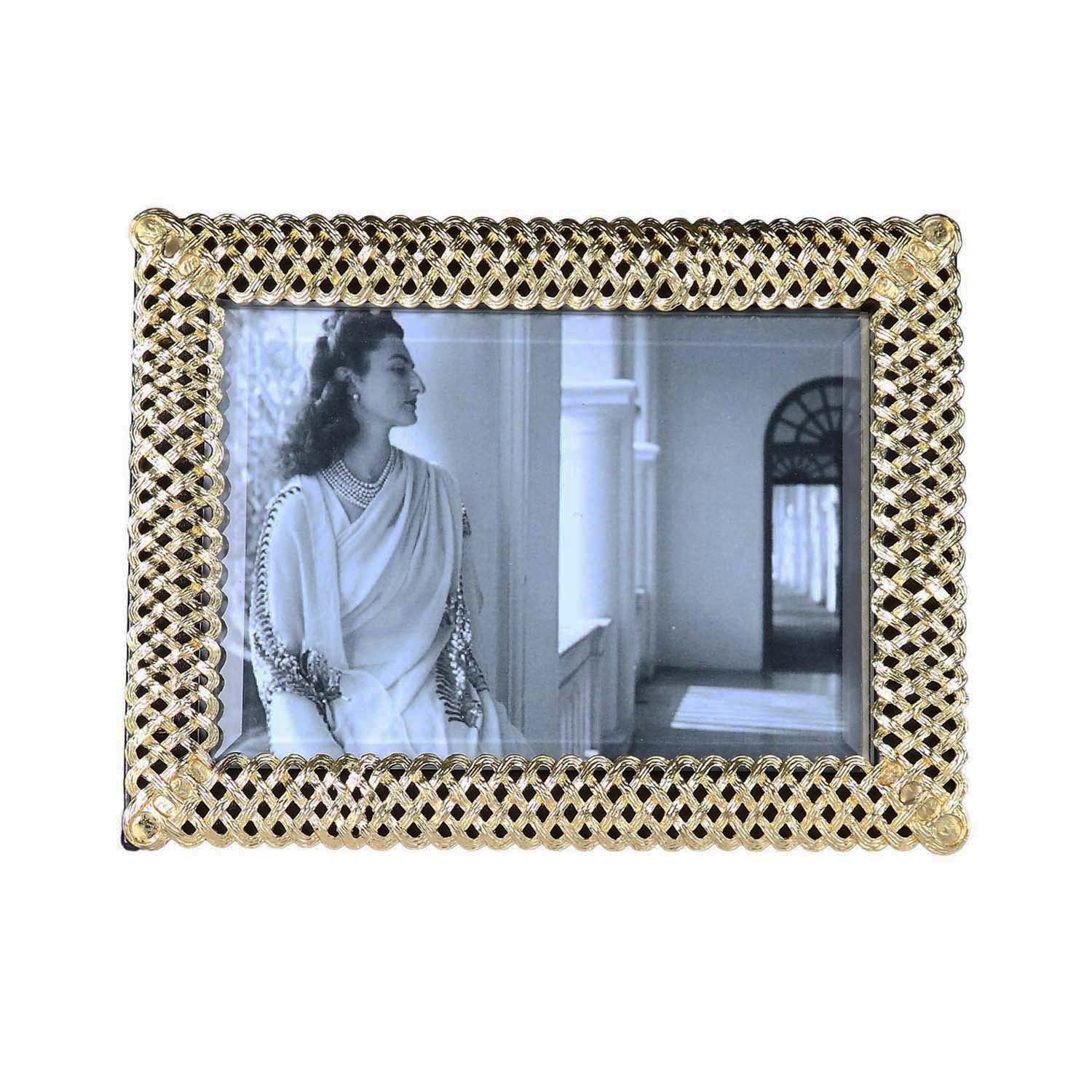Braid Gold Photo Frame - Large