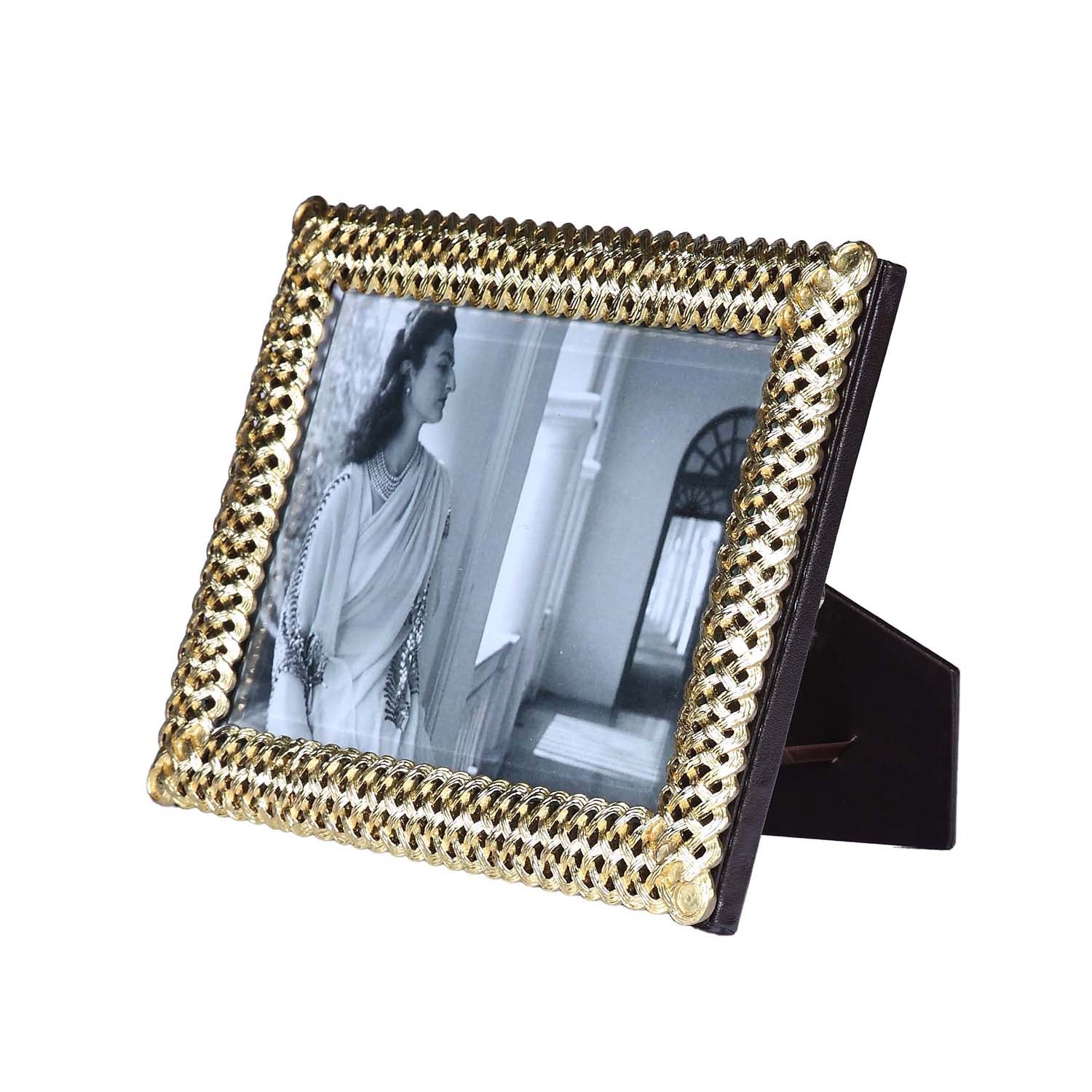 Braid Gold Photo Frame - Large