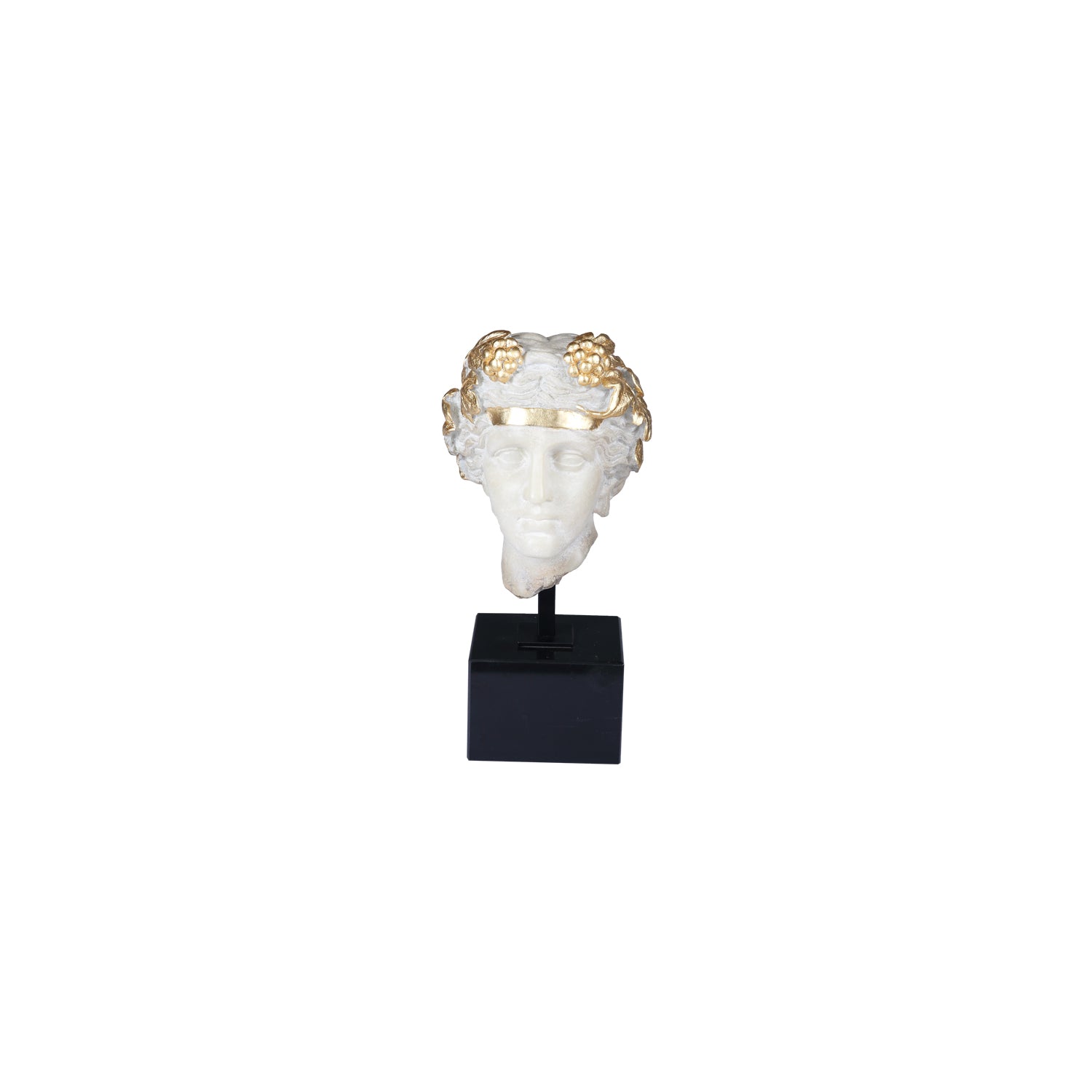 GREEK GODDESS 2 SCULPTURE W/STONE BASE