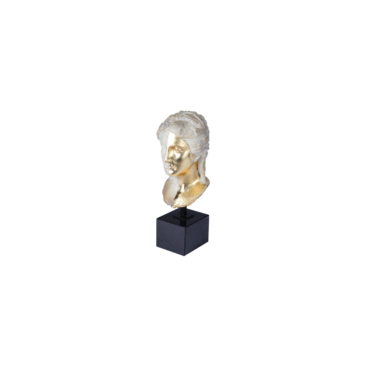 GREEK GODDESS 3 SCULPTURE W/STONE BASE
