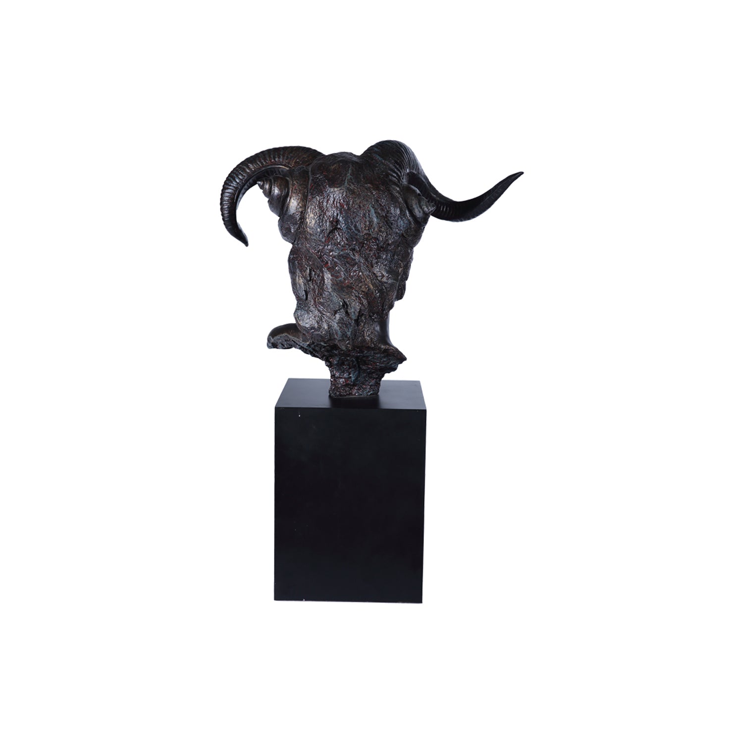DAMIAN BUST SCULPTURE ON METAL BASE