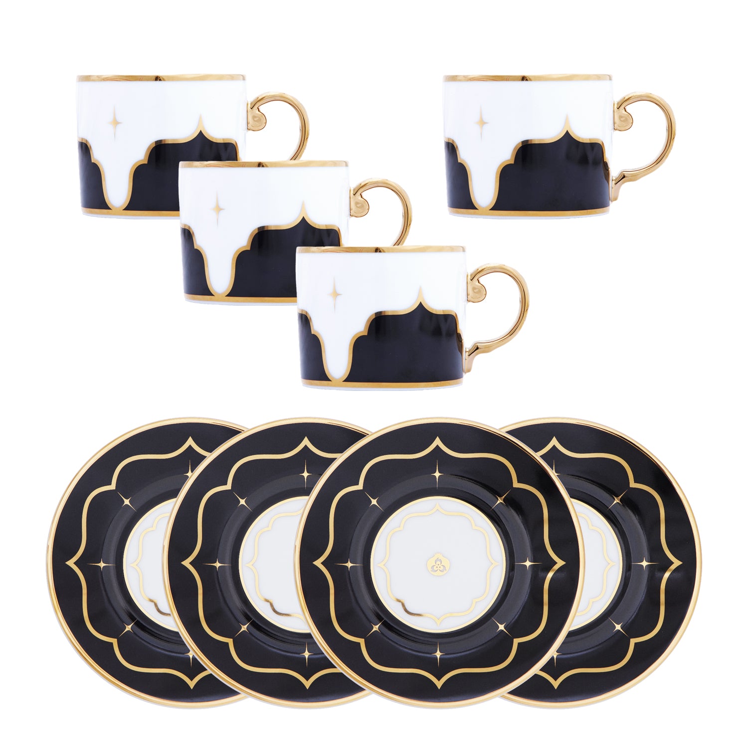 ANAAR - TEA CUP & SAUCER - SET OF 4