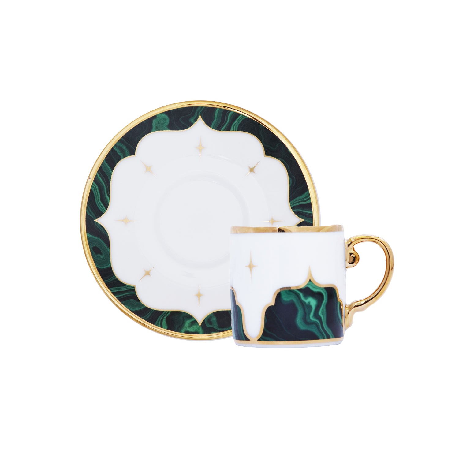 ESPRESSO - CUP & SAUCER 01 - SET OF 4