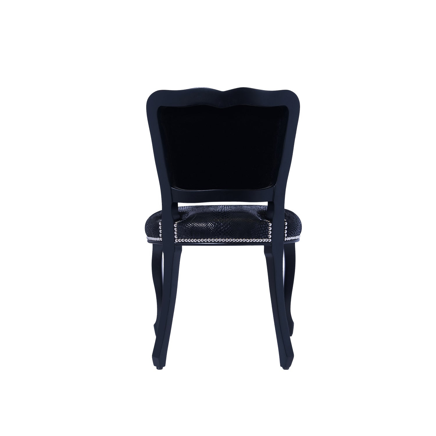 WOODEN GIGI CHAIR 03 - HAND EMBROIDERED ELEMENTS
