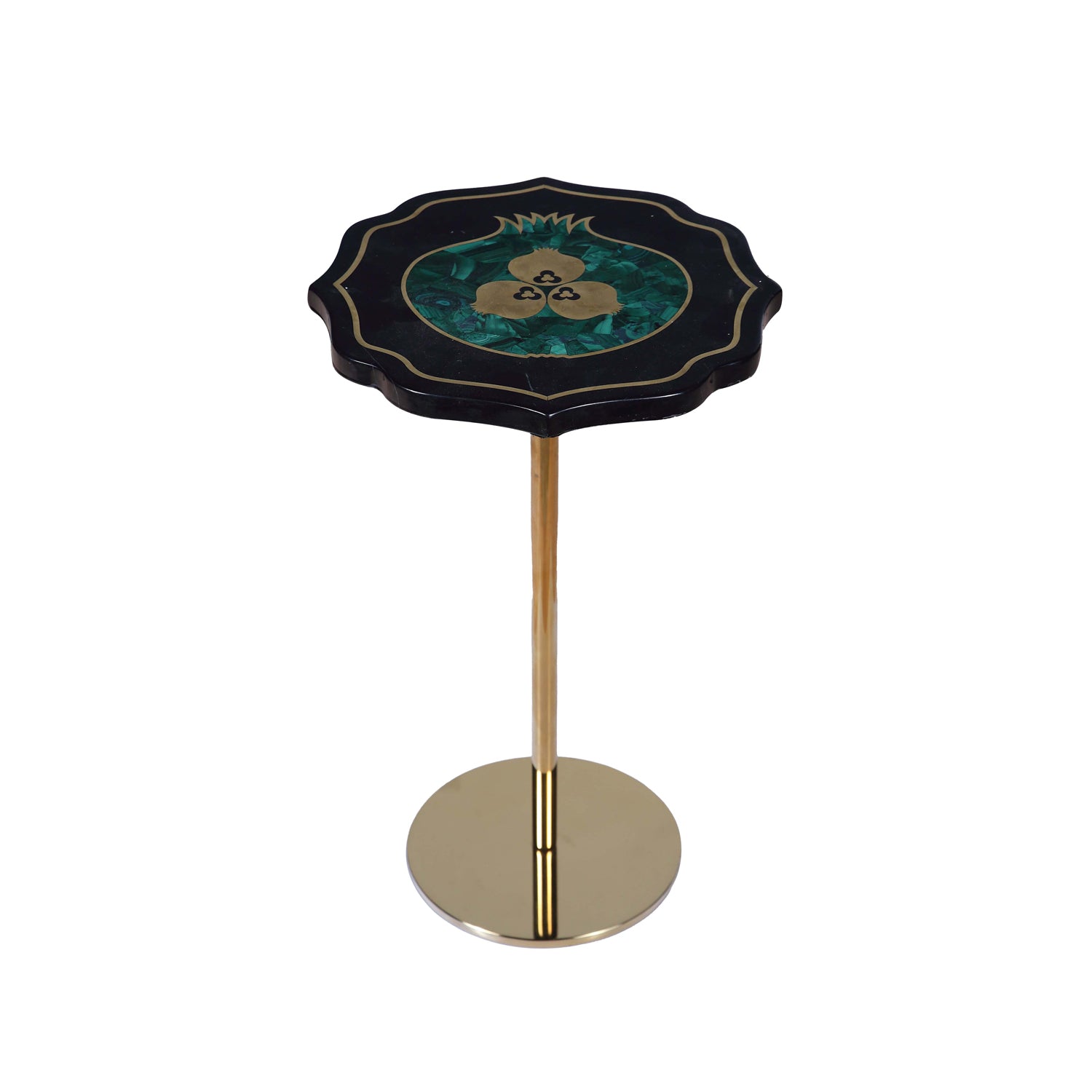ANAAR - MARBLE & METAL PEG TABLE