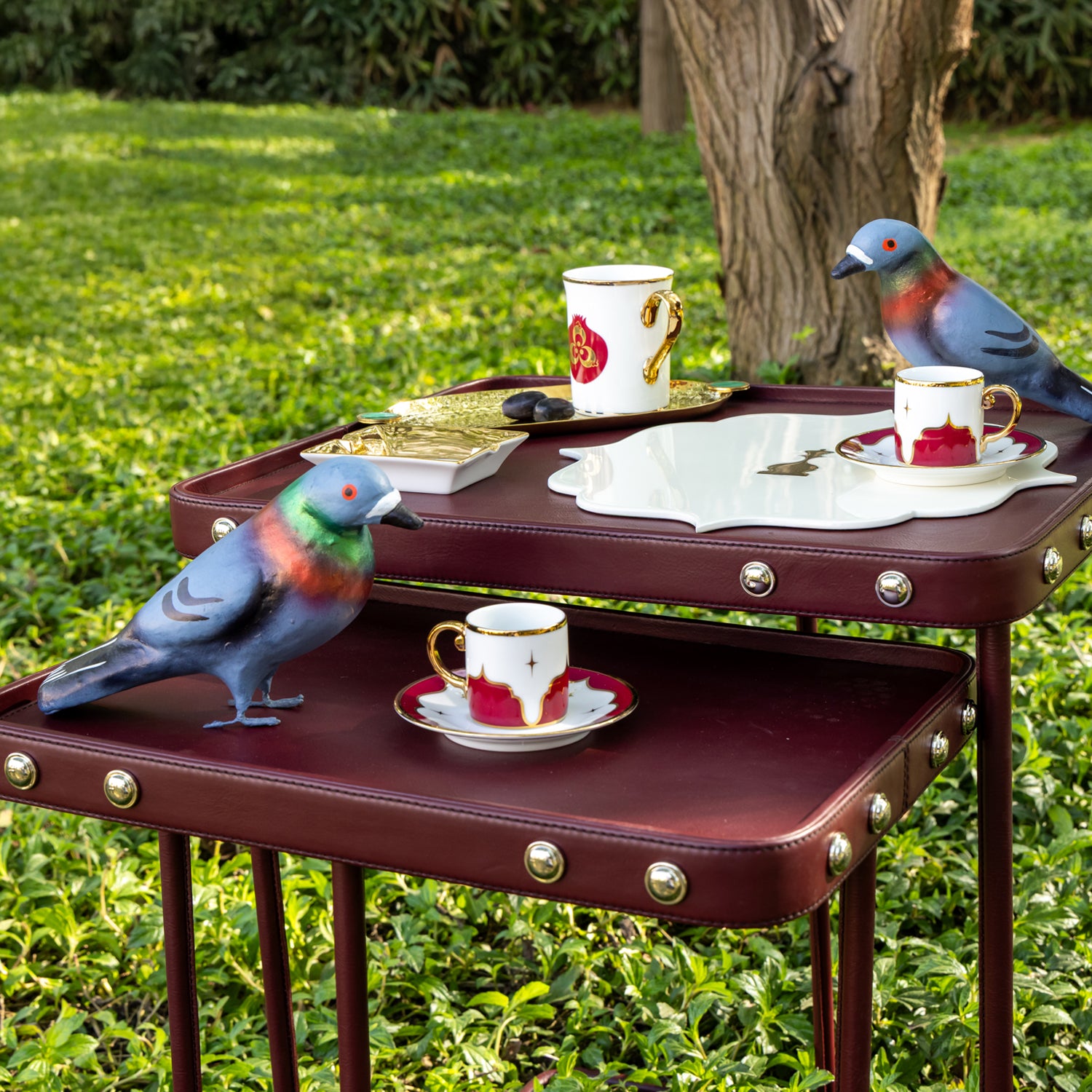 NEST OF TABLES (RUBY) -SET OF 2