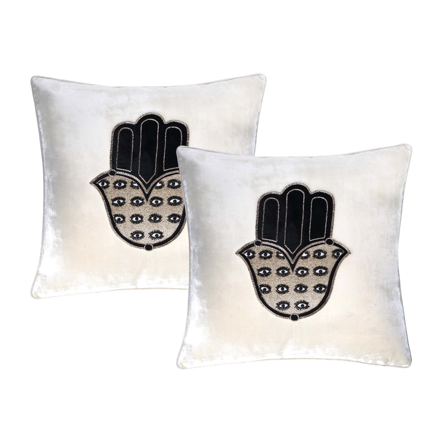 HAMZA - EMBROIDERED CUSHION- SET OF 2