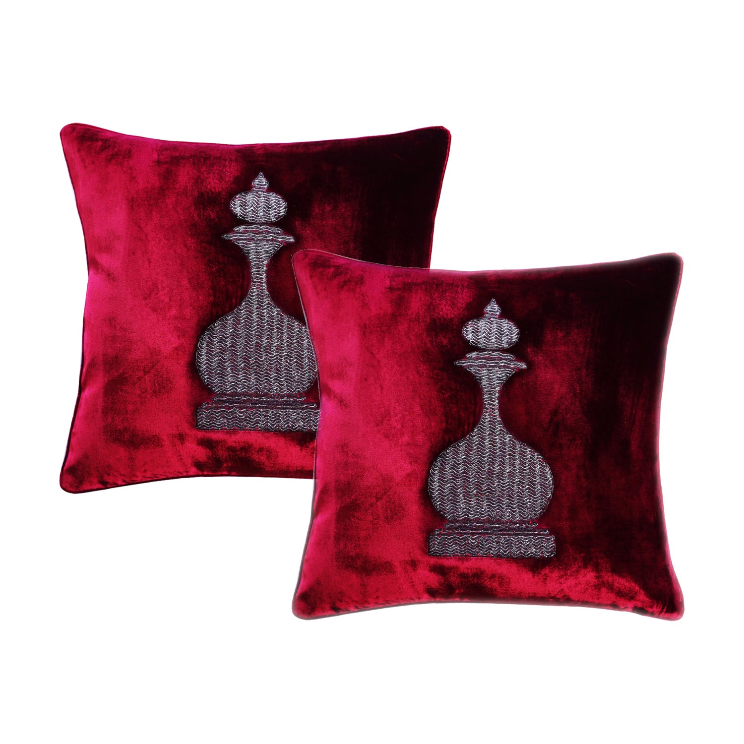 BADSHAH - EMBROIDERED CUSHION- SET OF 2