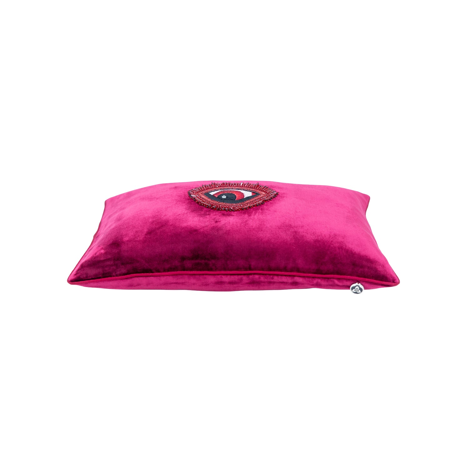 NAZAR (RUBY) - EMBROIDERED MINI LUMBAR CUSHION SET OF 2