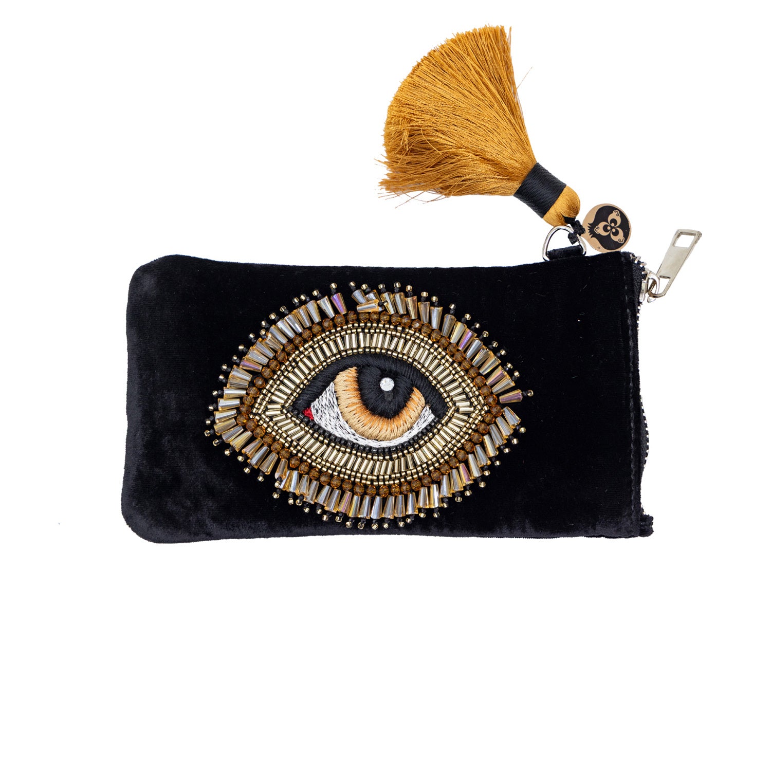 EMBROIDERED POCHETTE 02- NOIR