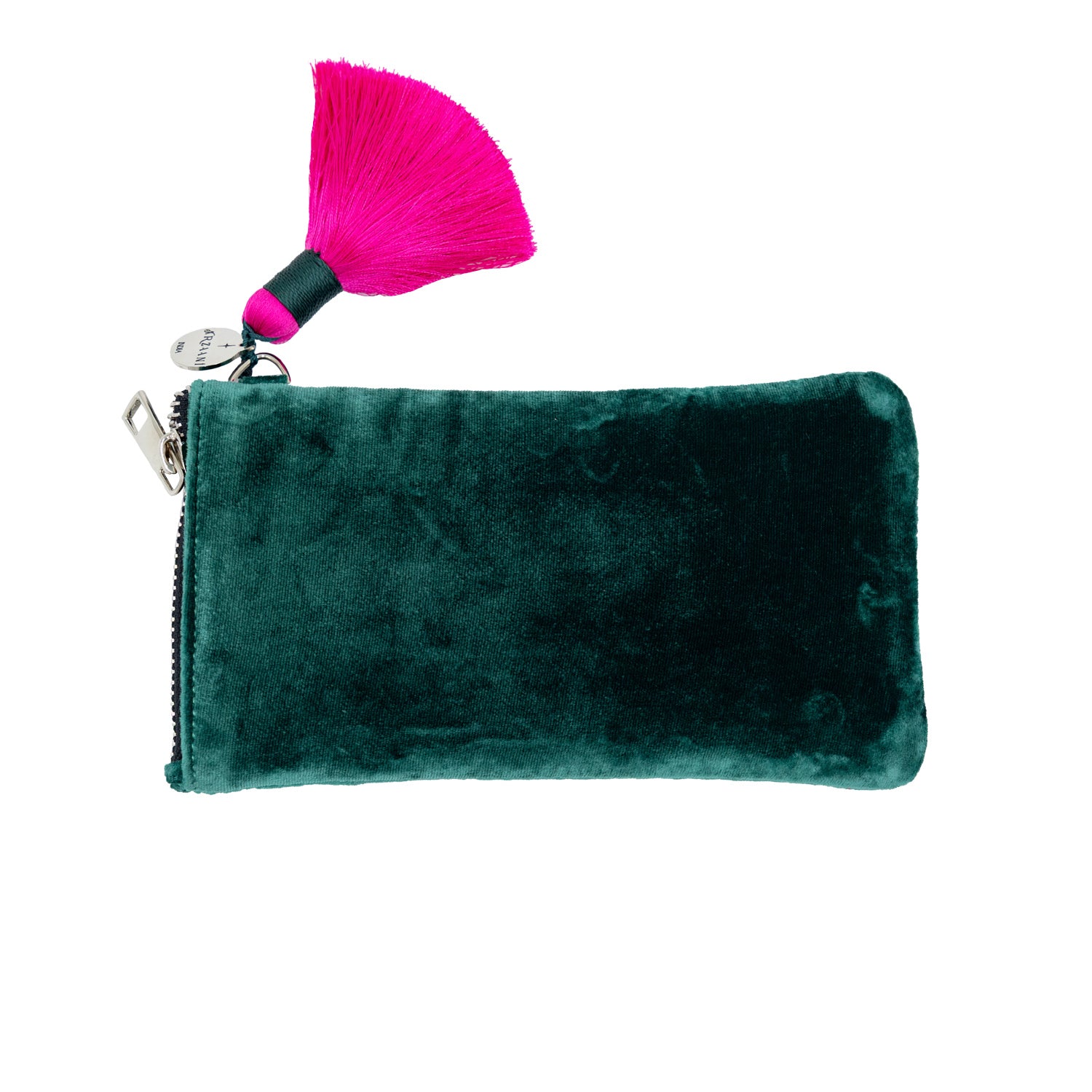 EMBROIDERED POCHETTE 02- EMERALD