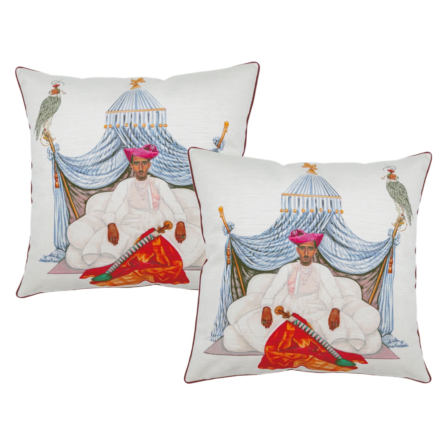 MAHARAJA - PRINTED CUSHION - SET OF 2