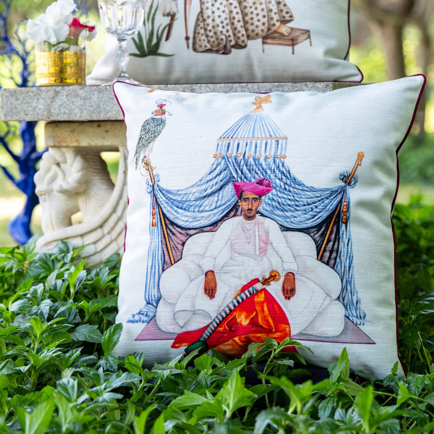 MAHARAJA - PRINTED CUSHION - SET OF 2