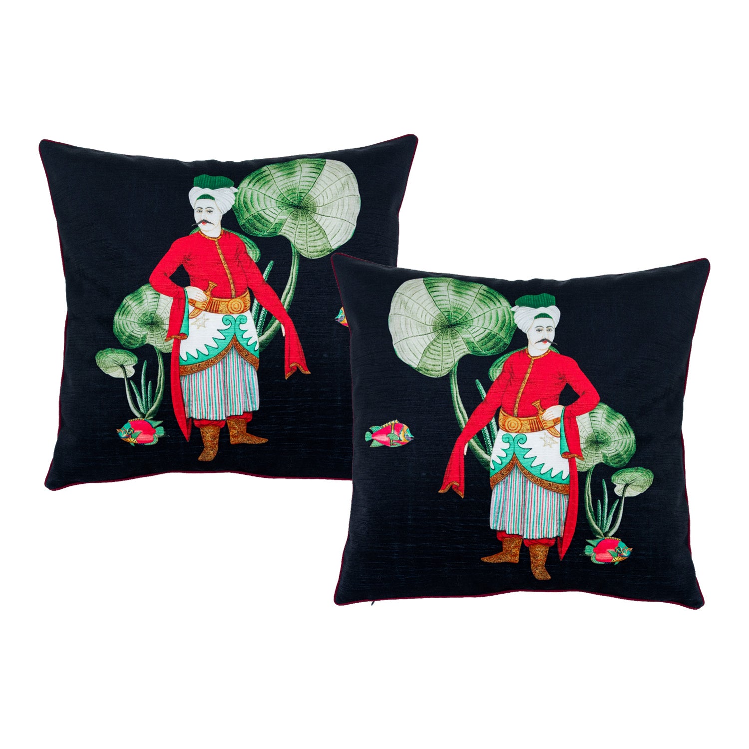 MUSAFIR 1- PRINTED CUSHION - SET OF 2