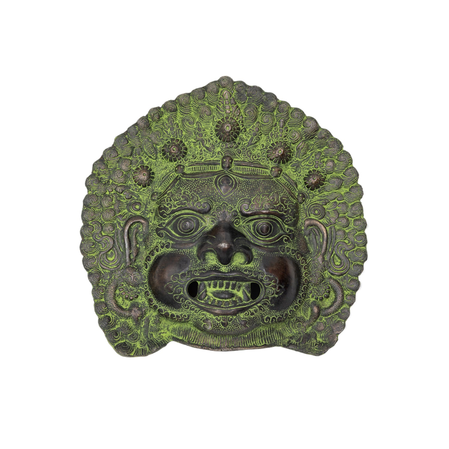 Tibetan Nazar Battu with Kaal Bhairav
