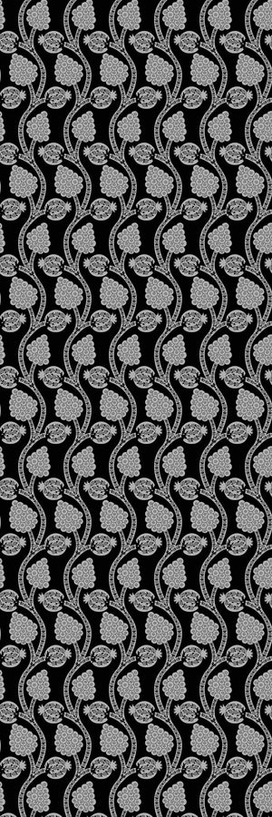 Angoori | Lustre | Black | Wallpaper