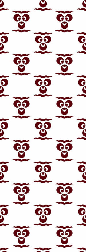 Chintamani | Gauze | Burgundy – Flock | Wallpaper