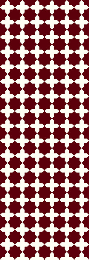 Tabriz | Gauze | Burgundy | Wallpaper