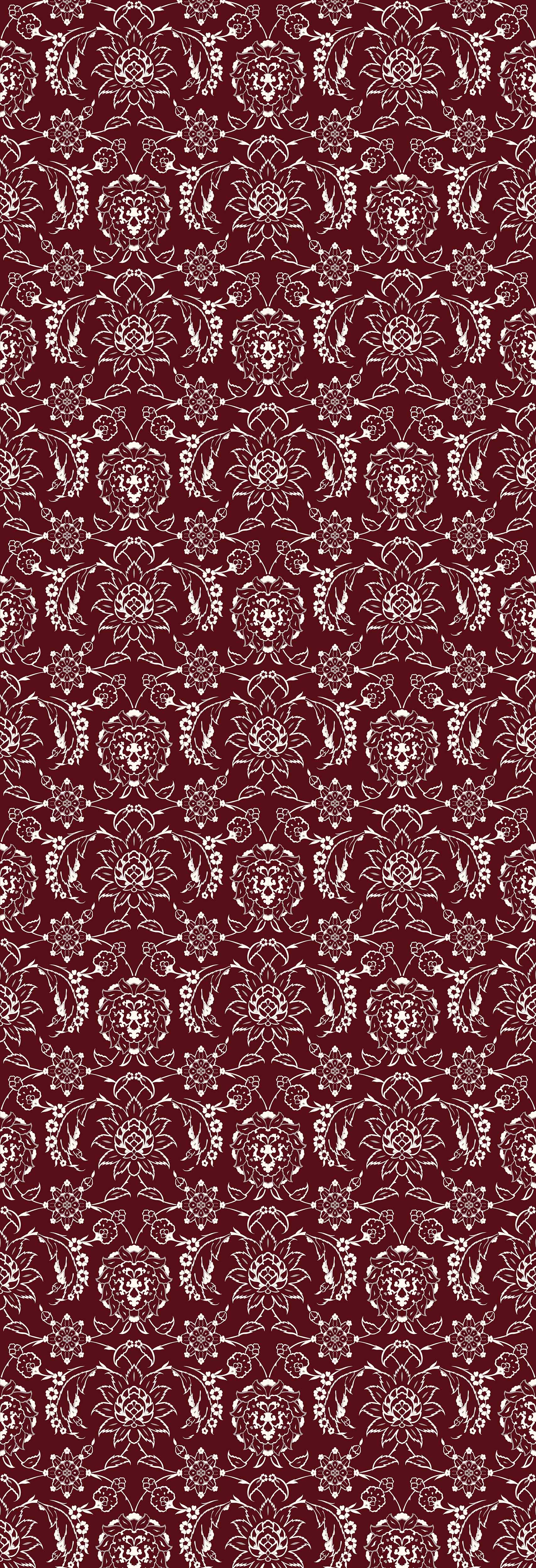 Gulnaaz | Gauze | Burgundy