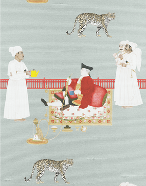 Holding Court | Shantung | Spring | Wallpaper