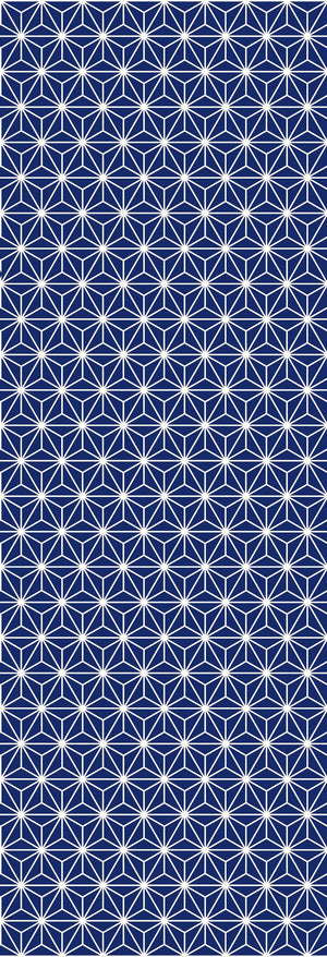 Tara | Gauze | Navy | Wallpaper