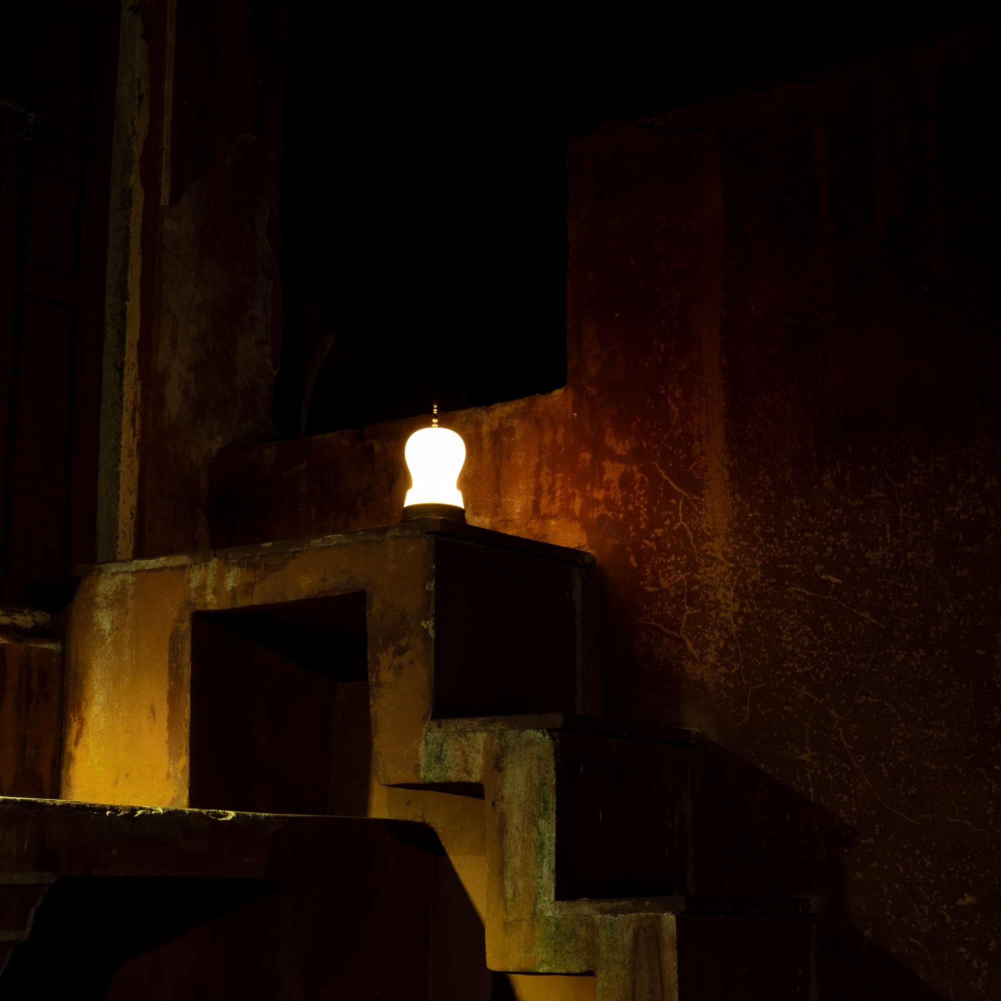 Konark Portable Lamp Alabaster