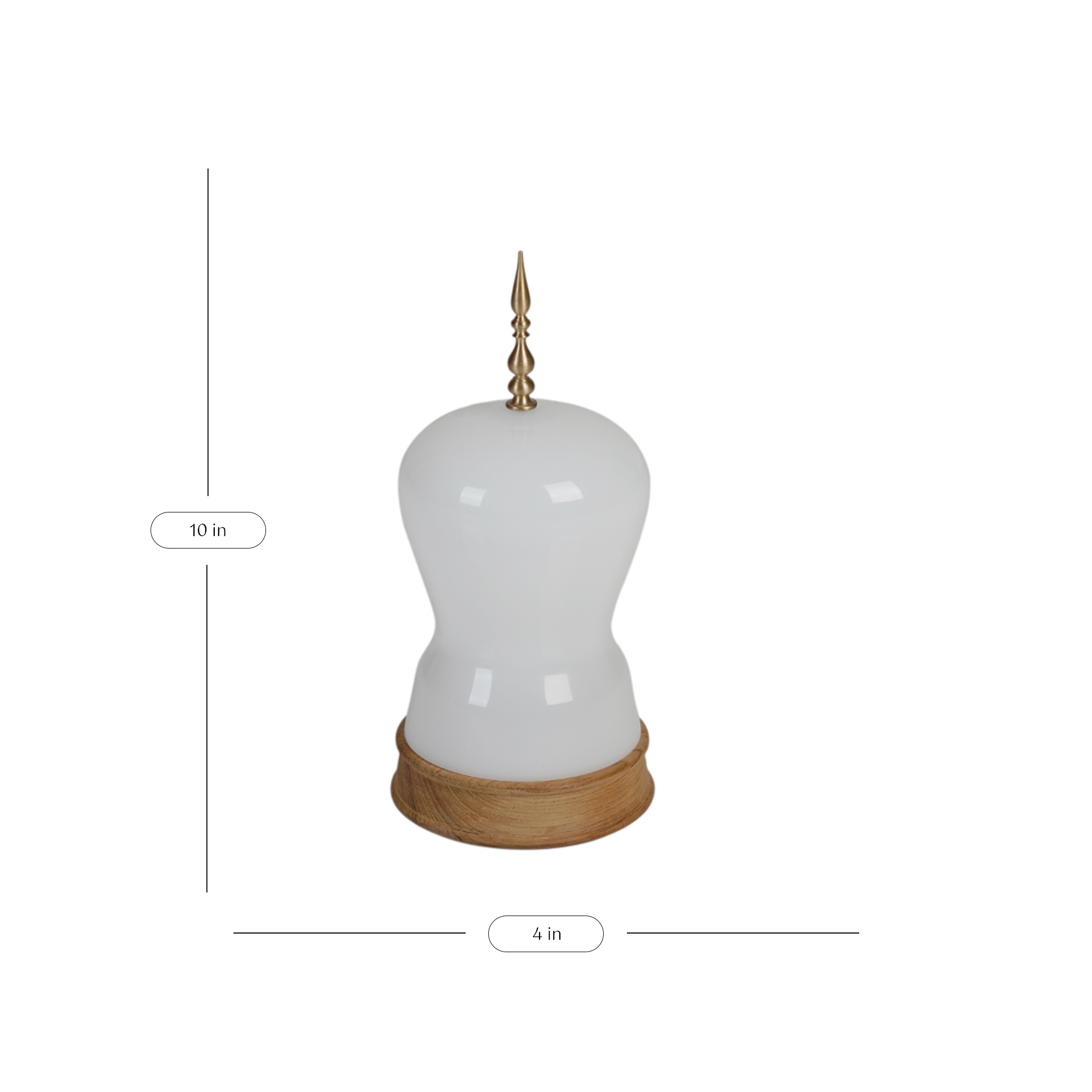 Konark Portable Lamp Alabaster