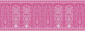 Isfahaan  | Gauze  | Fuschia | Wallpaper