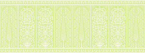 Isfahaan  | Gauze  | Lime | Wallpaper