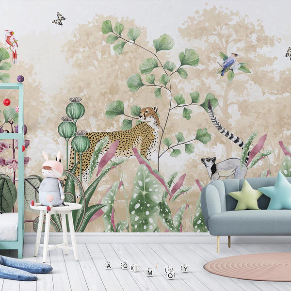 LE ZOO | LAWN | SAND | WALLPAPER