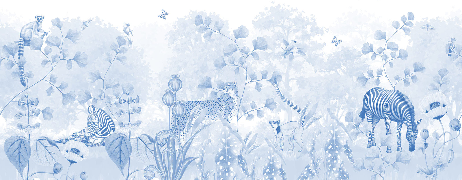 LE ZOO | LAWN | INK | WALLPAPER